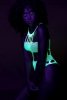 Body with Grecian Neckline - neon green - XS/XL